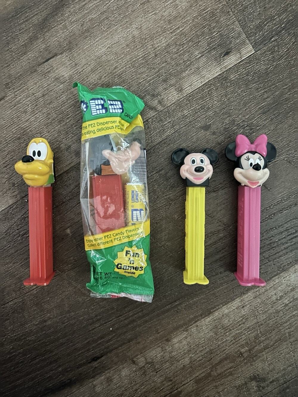 Disney Mickey Mouse and Friends Vintage Pez Dispensers Set of 4